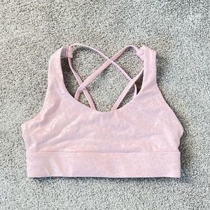 Pink Leopard Unicorn Light N Tight Strappy Bra